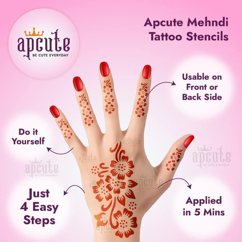 Apcute Mehandi For Hands Set - Combo SHOPEVERR ROPO