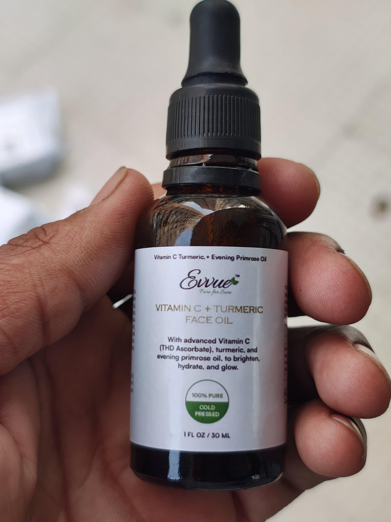 Vitamin C & Turmeric Oranic Face Oil 30 ml SHOPEVERR ROPO