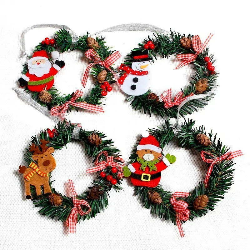 Christmas Wreath Wood Christmas Decor Shopeverr