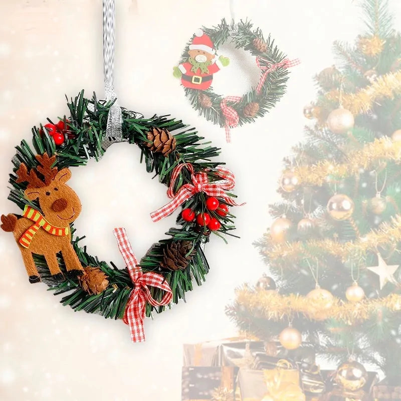 Christmas Wreath Wood Christmas Decor Shopeverr