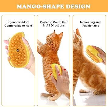 Pet Grooming with the 3-in-1 Steam Pet Brush SHOPEVERR SOURCE