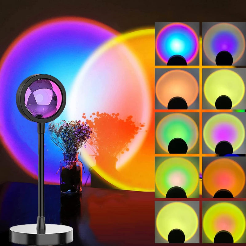 Sunset Projection Lamp Rainbow Night Light SourceInfi