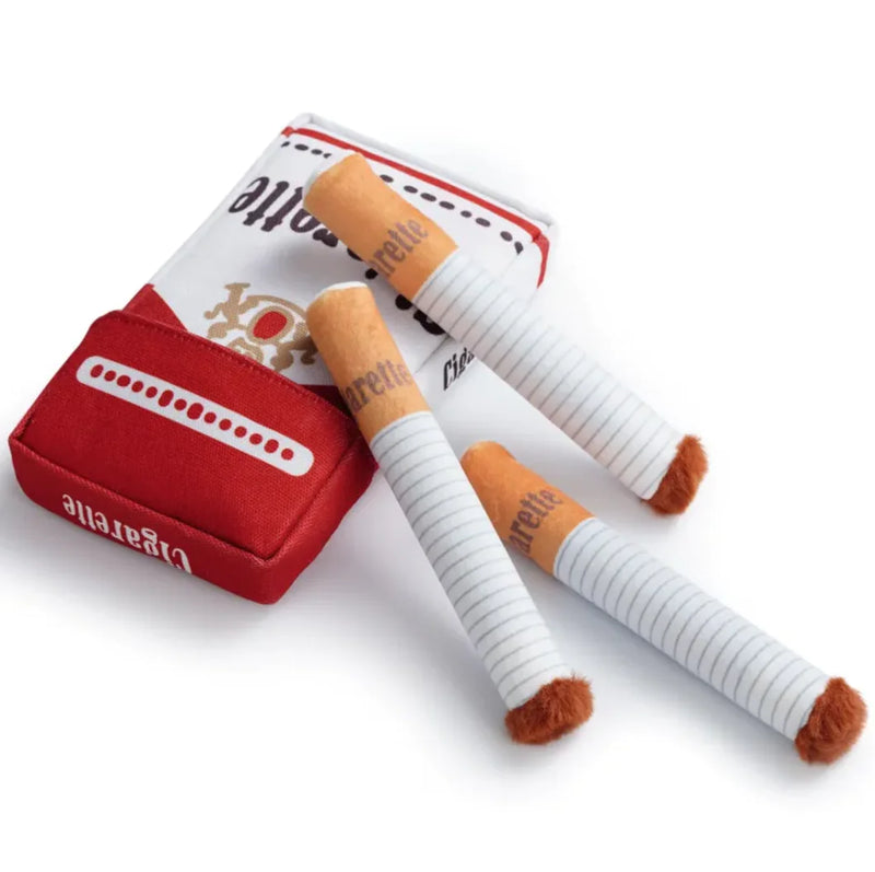 Funny Cigarette Plush Dog Toy Shopeverr