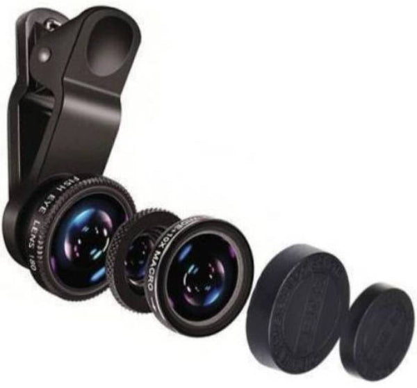 Clip Mobile Phone Lens Compatible with all Smart Phones 3 in 1 Lens SHOPEVERR SOURCE